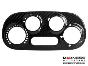 FIAT 500 Temperature Control Panel - Carbon Fiber - Manual Controls