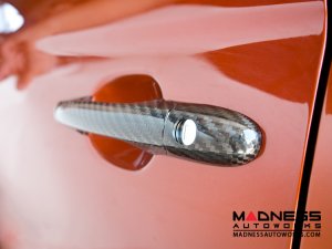 FIAT 500 Exterior Door Handle Kit - Carbon Fiber 