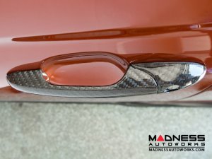 FIAT 500 Exterior Door Handle Kit - Carbon Fiber 