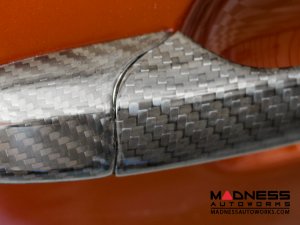 FIAT 500 Exterior Door Handle Kit - Carbon Fiber 