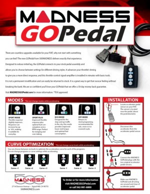 FIAT 500 MADNESS Power Pack PRO - Stage 4 - 1.4L Turbo Models