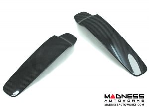 FIAT 500 Sabelt Seat Trim Covers - Carbon Fiber - EU Models w/ Sabelt Seats Only