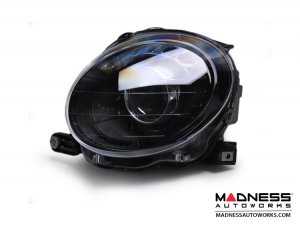 FIAT 500 Headlight Set - Blacked Out Look - set of 2