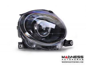 FIAT 500 Headlight Set - Blacked Out Look - set of 2