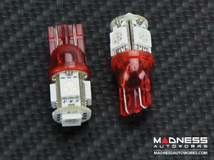 FIAT 500L Interior Bulb Set - 2 SMD Bulbs - Red