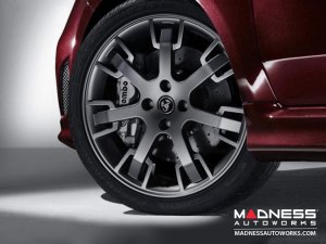 FIAT 500 ABARTH Tributo Maserati Alloy Wheels w/ ABARTH Crate - 17" - set of 4