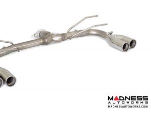 FIAT 124 Performance Exhaust - Non ABARTH - Axle-Back - Quad Tips - Ragazzon - 70mm
