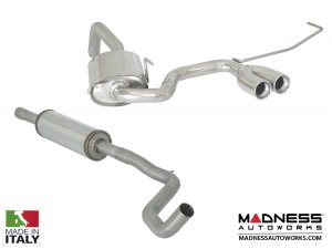 FIAT 500 Performance Exhaust - Ragazzon - H2 FlowLine - Center Exit / Dual Tip 