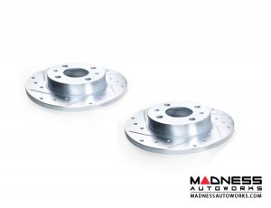 FIAT 500 Brake Rotors (2) - Rear - SILA Concepts - Performance 