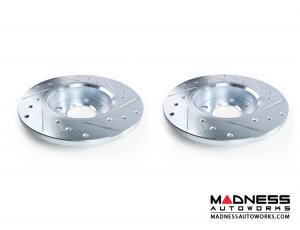 FIAT 500 Brake Rotors (2) - Rear - SILA Concepts - Performance 