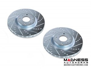 FIAT 500 Brake Rotors (2) - Front - SILA Concepts - Performance -