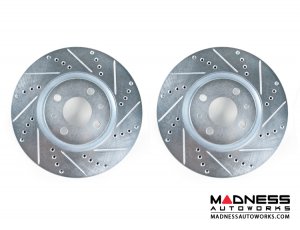 FIAT 500 Brake Rotors (2) - Front - SILA Concepts - Performance -