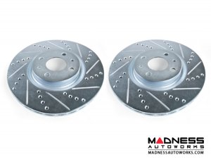 FIAT 500 Brake Rotors (2) - Front - SILA Concepts - Performance -