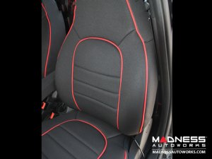 FIAT 500 Seat Covers - Front Seats - Custom Neoprene Design - ABARTH Model FIAT 500 Seat Covers - Front Seats - Custom Neoprene Design - ABARTH Model