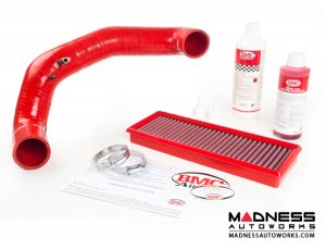 FIAT 500 Air Filter Housing Upgrade Kit - 1.4L Multi Air Turbo - Red w/ BMC Filter (pre 2015)