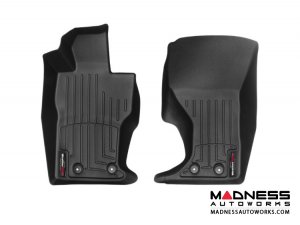 FIAT 124 Floor Liners - All Weather - WeatherTech - Black 