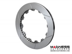 FIAT 124 Spider Brake Conversion Kit - Front - Wilwood - Dynapro 6 Piston - Black Calipers / GT Slotted Rotors