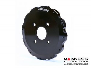 FIAT 124 Spider Brake Conversion Kit - Front - Wilwood - Dynapro 6 Piston - Black Calipers / GT Slotted Rotors