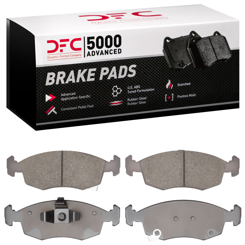 Fiat 500E Brake Pads - Front - DFC - 5000 Advanced Ceramic - `12-`19