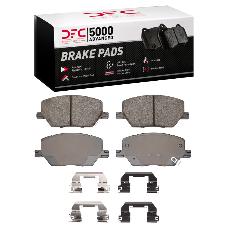 Fiat 500X Brake Pads - Front - DFC - 5000 Advanced Ceramic - `15-`21