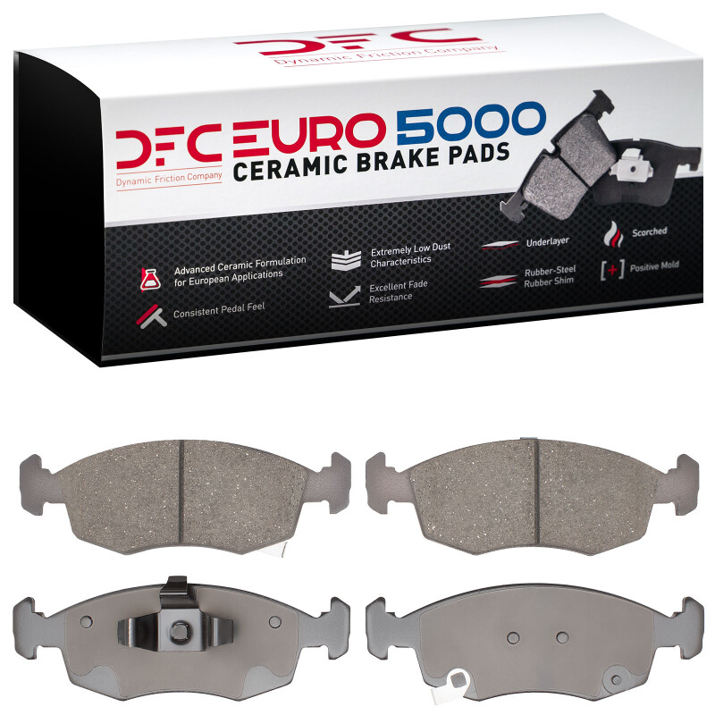 Fiat 500 Brake Pads - Front - DFC - Euro 5000 Ceramic - `12-`19
