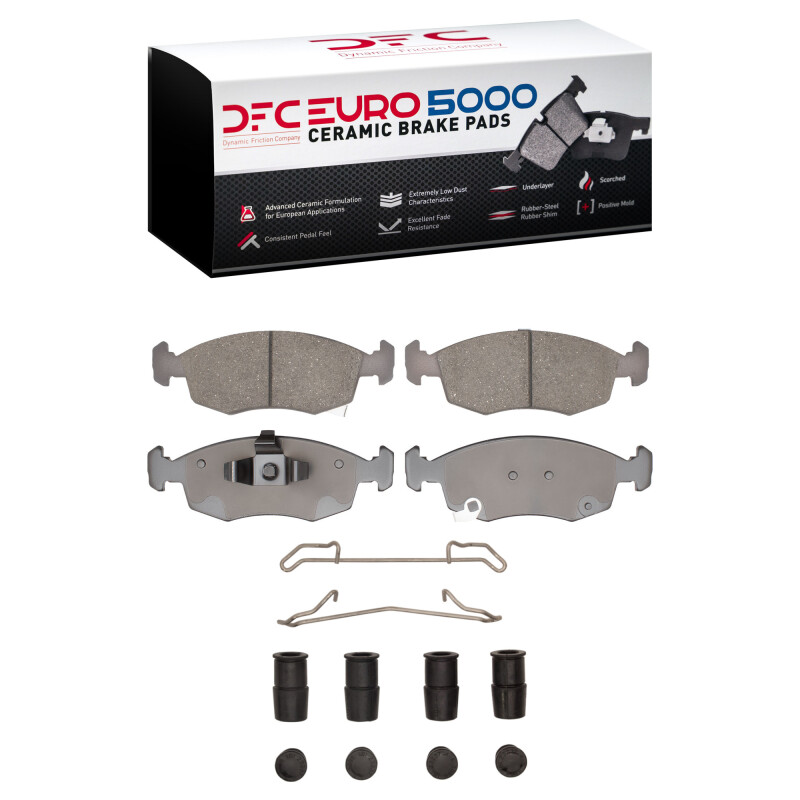 Fiat 500 Brake Pads - Front - DFC - Euro 5000 Ceramic - `12-`19