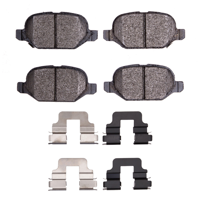 Fiat 500 Brake Pads - Rear - DFC - Euro 5000 Ceramic - `09-`19