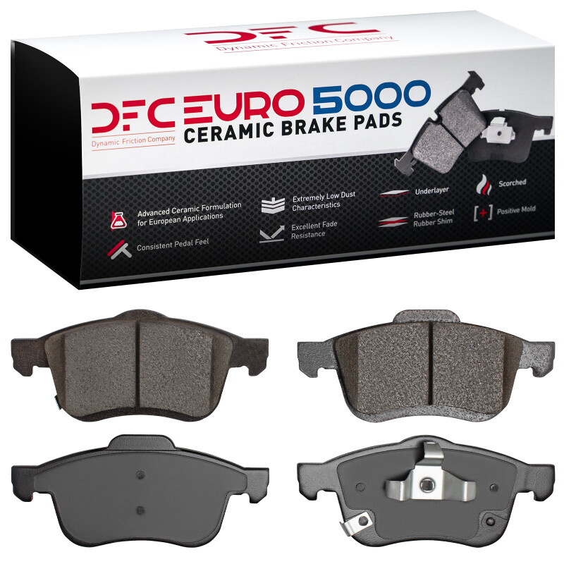 Fiat 500L Brake Pads - Front - DFC - Euro 5000 Ceramic - `14-`19