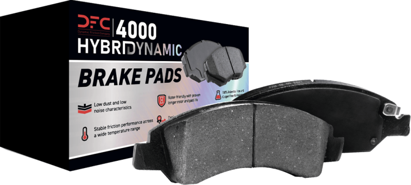 Fiat 500 Brake Pads - Front - DFC - 4000 HybriDynamic - `12-`19