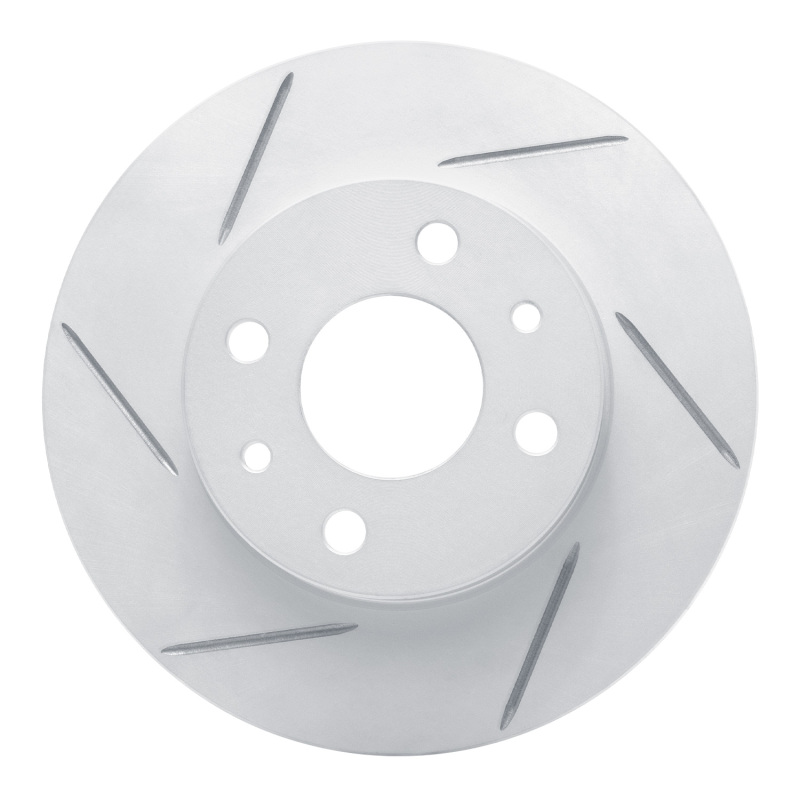 Fiat 500 Brake Rotor (1) - Rear Left - DFC - Slotted Geoperformance - `09-`19