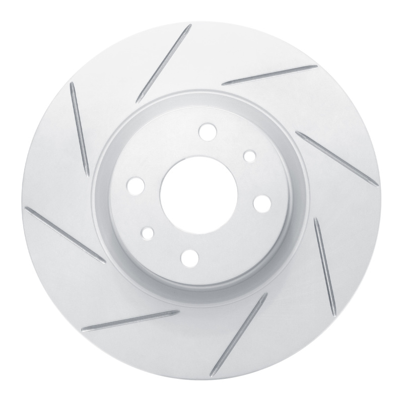 Fiat 500E Brake Rotor (1) - Front Left - DFC - Geoperformance Slotted - `12-`19