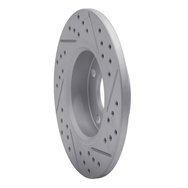 Fiat 500 Brake Rotor (1) - Rear Left - DFC - Geoperformance Rotors - Drilled & Slotted - `09-`19