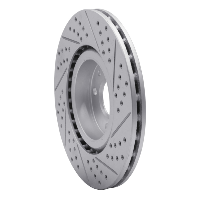 Fiat 500E Brake Rotor (1) - Front Left - DFC - Drilled & Slotted Geoperformance - `12-`19