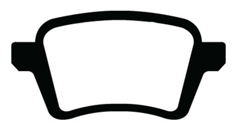 Fiat 500L Brake Pads - Rear - EBC - Yellowstuff - Yellow - `13-`27