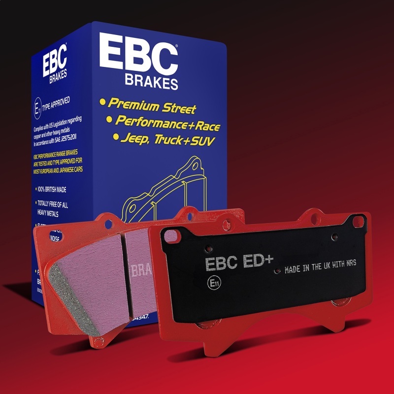 Fiat 500X Brake Pads - Front - EBC - Extra Duty - `15-`27