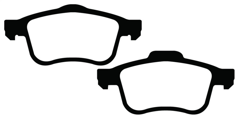 Fiat 500L Brake Pads - Front - EBC - Ultimax2 - Black - `13-`27