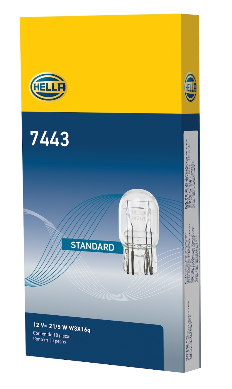 Fiat 500 Miniature Bulb - Hella - 7443 Standard Series Incandescent - Multi-color - 2012
