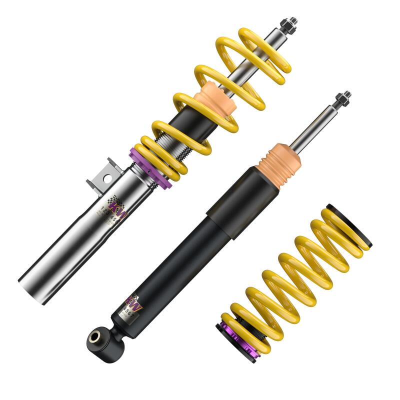 Fiat 500C Coilover Suspension Kit - KW - V1 INOX-LINE - `12-`19