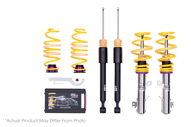 Fiat 500C Coilover Suspension Kit - KW - V1 INOX-LINE - `12-`19