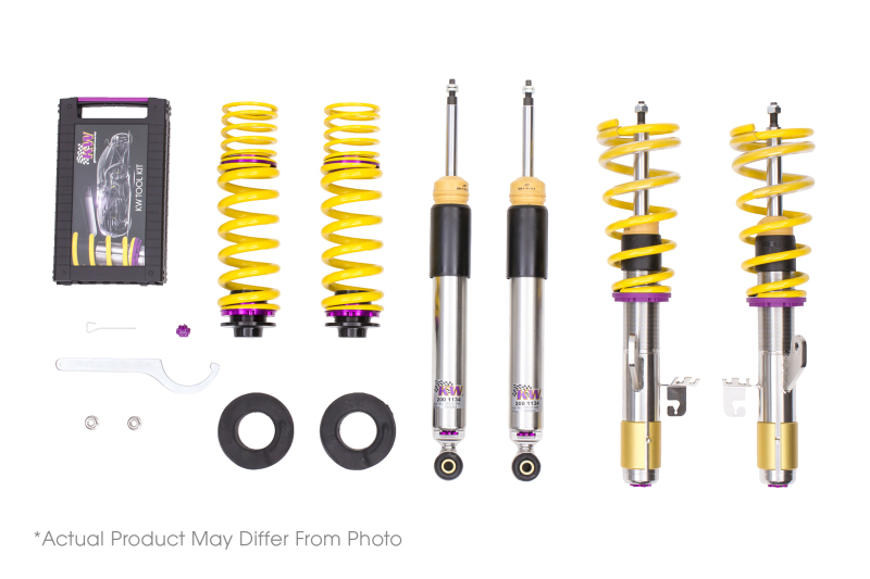 Fiat 500C Coilover Suspension Kit - KW - KW V3 - `12-`19