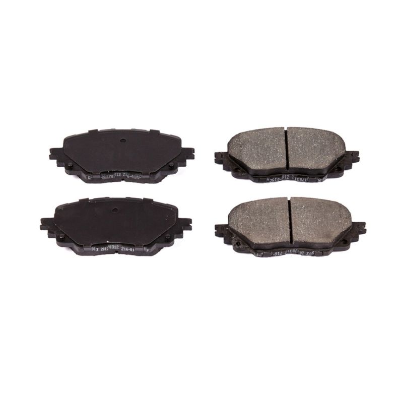 Fiat 124 Spider Brake Pads - Front - PowerStop - Z16 Evolution Ceramic - `17-`19