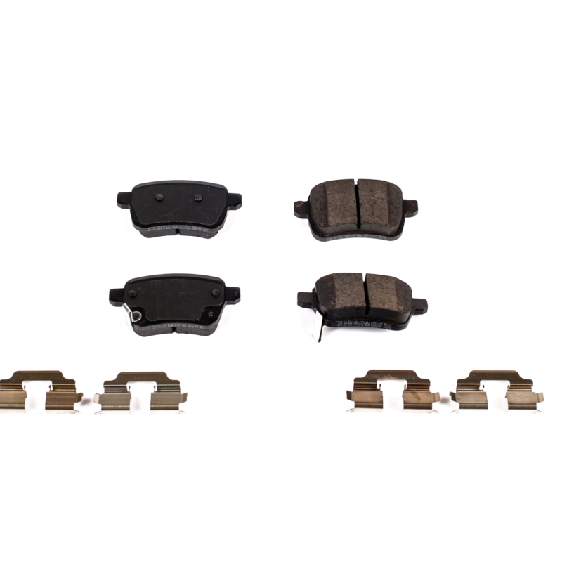 Fiat 500L Brake Pads - Rear - PowerStop - Z17 Evolution Ceramic + Hardware - `14-`19 Fiat 500L Brake Pads - Rear - PowerStop - Z17 Evolution Ceramic + Hardware - `14-`19
