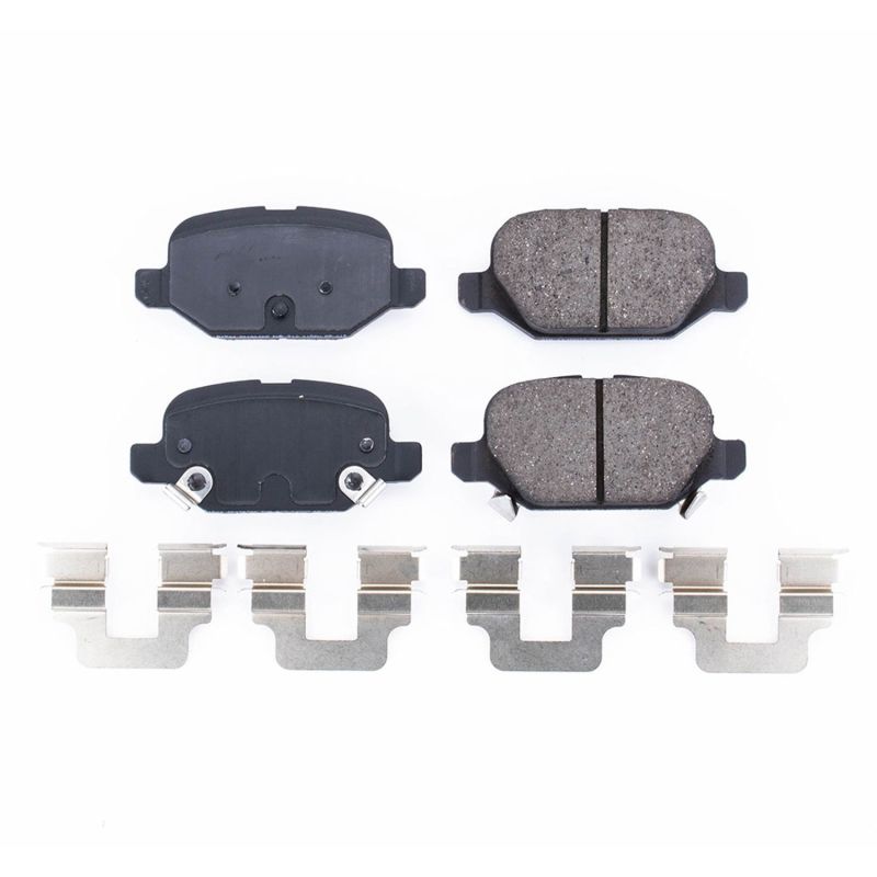 Fiat 500 Brake Pads - Rear - PowerStop - Z17 Evolution - `13-`17
