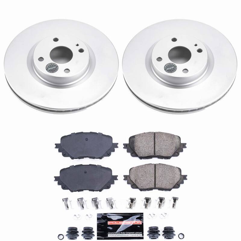 Fiat 124 Spider Brake Kit - Front - PowerStop - Z23 Coated - `17-`20