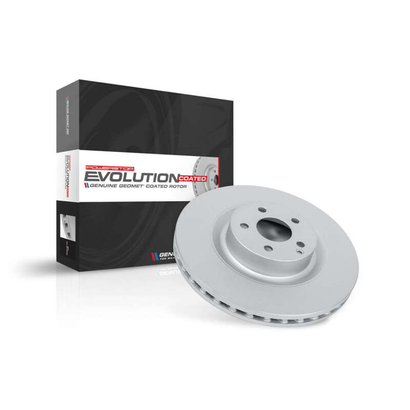 Fiat 500L Brake Rotor (1) - Rear - PowerStop - Evolution High Carbon Geomet Coated - `14-`19