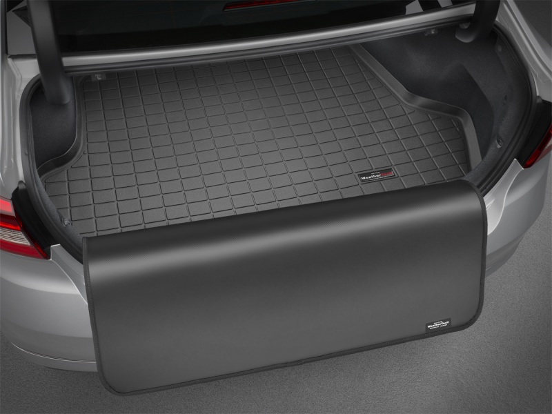 Fiat 500X Cargo Liner with Bumper Protector - Behind 2nd Row Seating - WeatherTech - Black - `16-`27