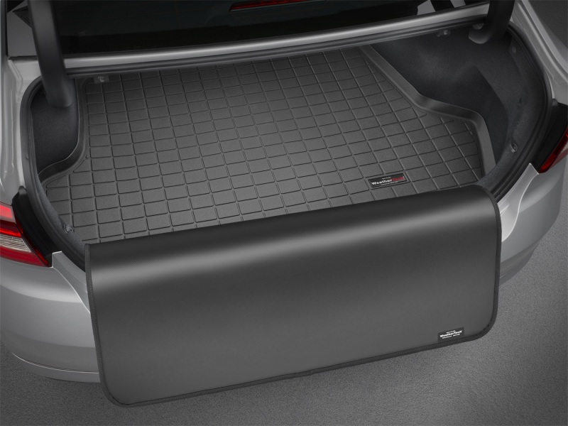 Fiat 500X Cargo Liner with Bumper Protector - Behind 2nd Row Seating - WeatherTech - Black - `16-`27