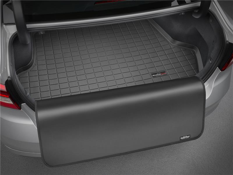 Fiat 500X Cargo Liner with Bumper Protector - Behind 2nd Row Seating - WeatherTech - Black - `16-`27