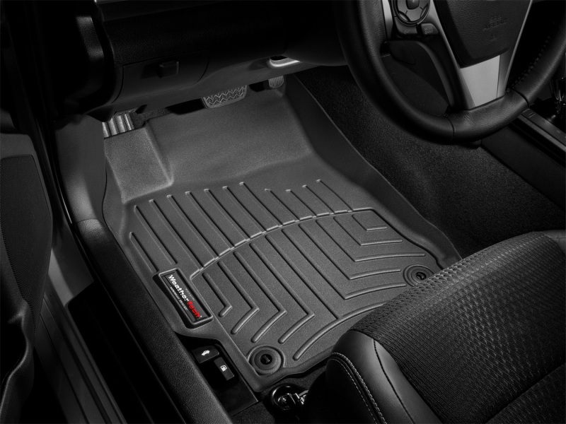 Fiat 500L FloorLiner - Front + Rear - WeatherTech - DigitalFit - Black - `13-`27
