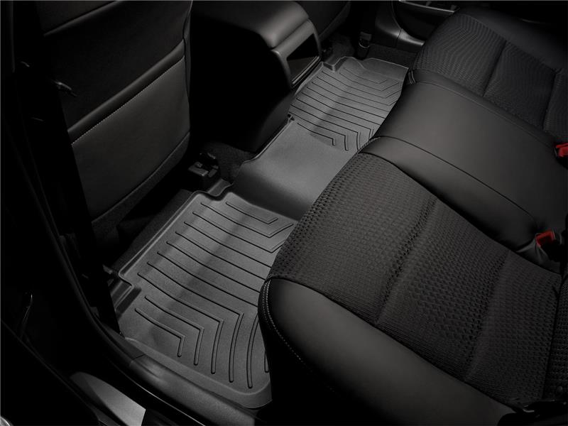 Fiat 500L FloorLiner - Front + Rear - WeatherTech - DigitalFit - Black - `13-`27
